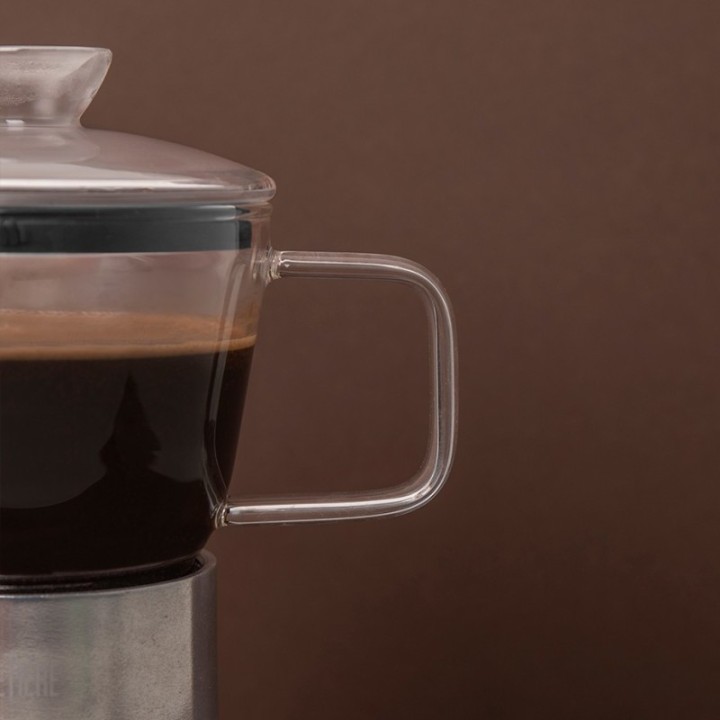 La Cafetière Verona 6 koppar espressokanna i stål