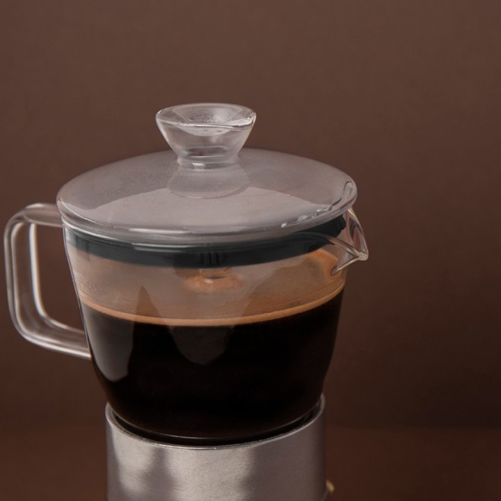 La Cafetière Verona 6 koppar espressokanna i stål