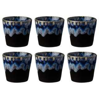 Costa Nova Gres Espressomugg 6 st 0,10L Svart
