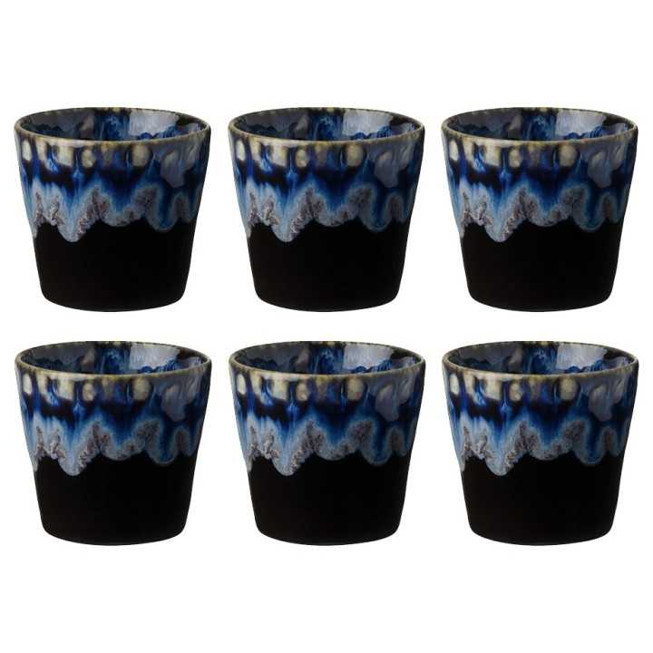 Costa Nova Gres Espressomugg 6 st 0,10L Svart