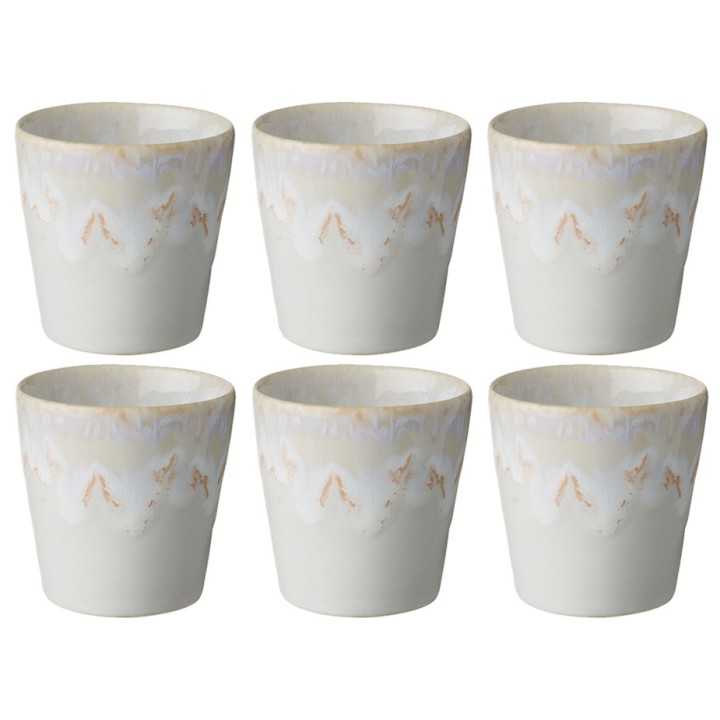 Costa Nova Gres Mugg 6 st 0,21L Vit