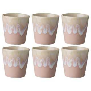 Costa Nova Gres Mugg 6 st 0,21L Rosa