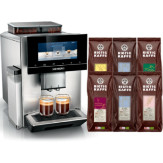 Siemens TQ907R03 EQ900 s700 Espressomaskin Inkl. 6x400g Rigtig Kaffe Ekologisk