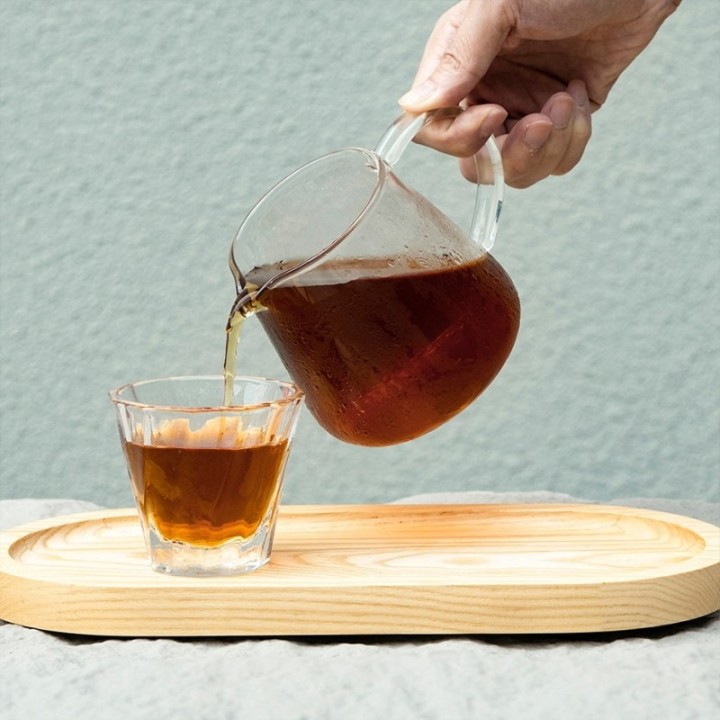 Loveramics Twisted Cappuccino glas 18 cl 1 st svart