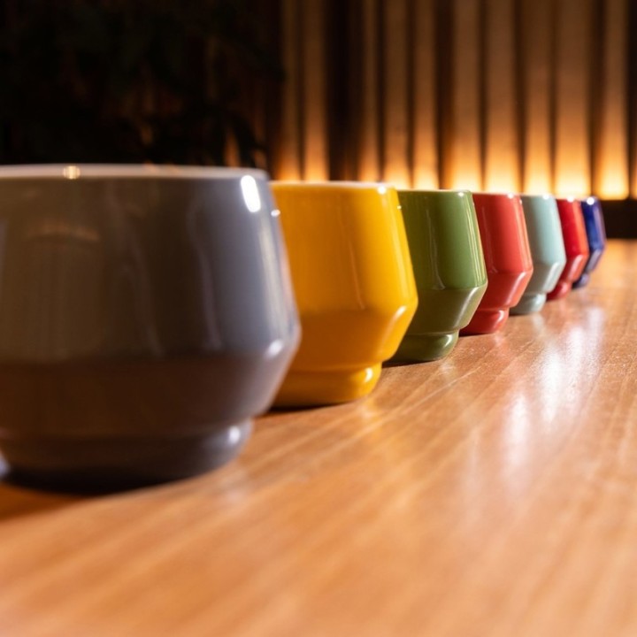 Club House Maniko Espresso med underfat röd 7 cl 1 st