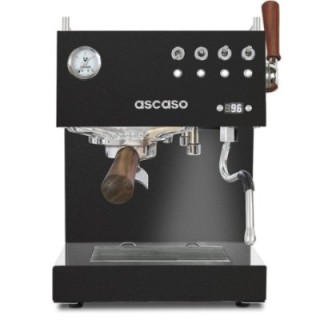 Ascaso Steel Duo Plus Black espressomaskin inkl. Eureka Libra & kaffe