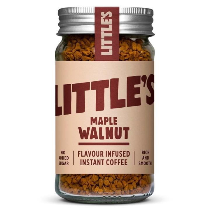 Little's Lönnsirap och valnöt instantkaffe 50 g