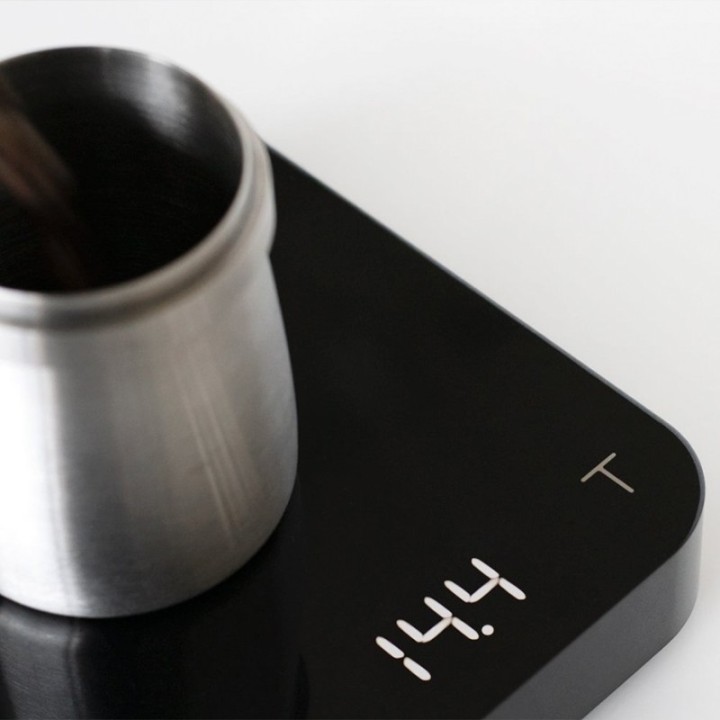 Acaia Ny Pearl Pitch Svart Kaffevåg