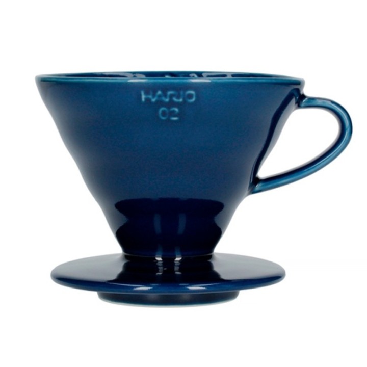 Hario V60-02 Keramisk Dripper Mörkblå 2 koppar