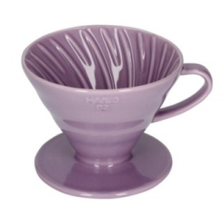 Hario V60-02 Keramisk Dripper Lila 2 koppar