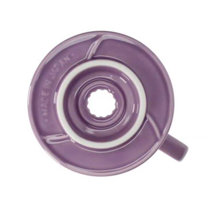 Hario V60-02 Keramisk Dripper Lila 2 koppar