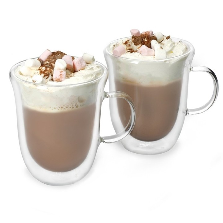 La Cafetière Glas med dubbelvägg 35 cl 2 st