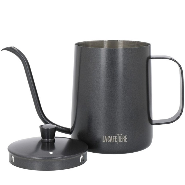 La Cafetière Gooseneck-kanna 0,6 L Svart