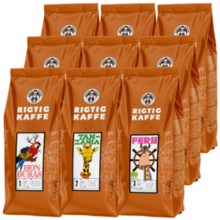 Rigtig Kaffe Världens kaffepaket v/24kg