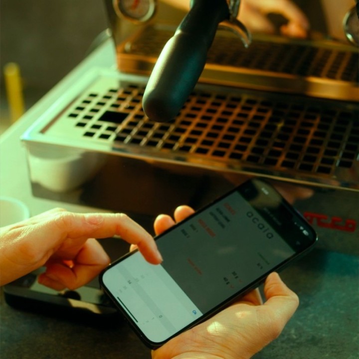 La Marzocco Acaia Brygg efter vikt kaffevåg