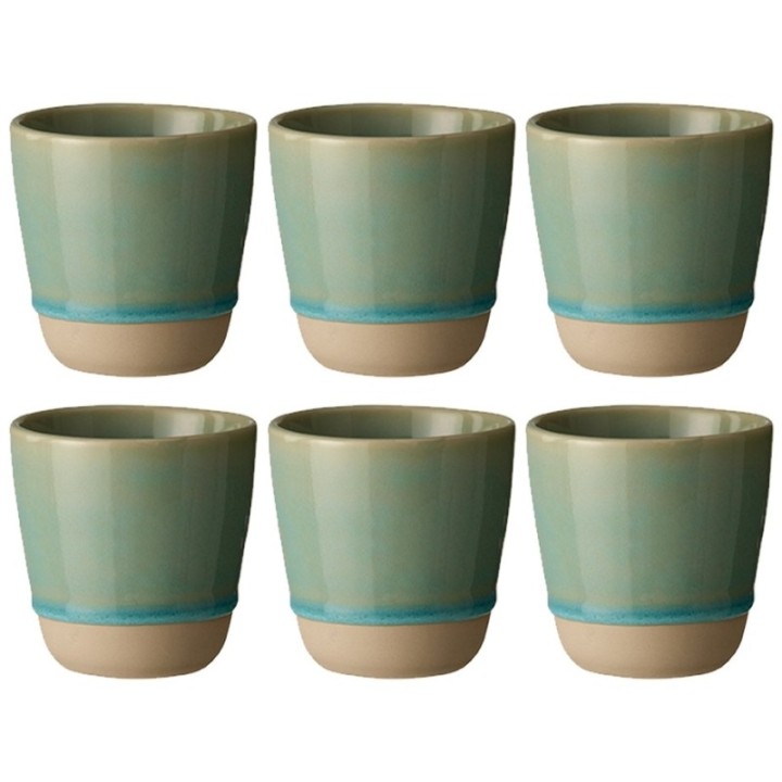 Aida RAW Colour Mugg 30 cl 6 st Grönaktig