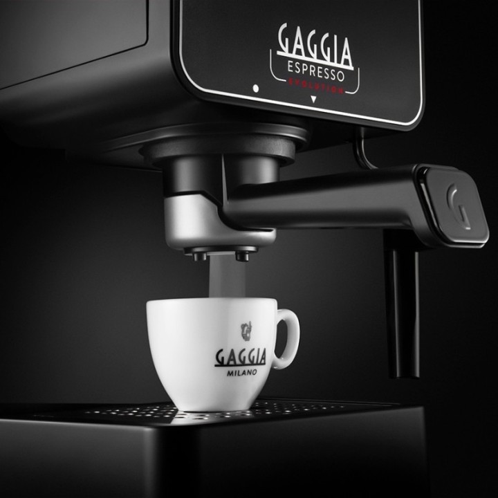 Gaggia Espresso Evolution svart inkl. Club House Maniko Espresso 6 st