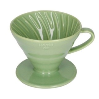 Hario V60-02 Keramik Dripper Smokey Grön 2 koppar.
