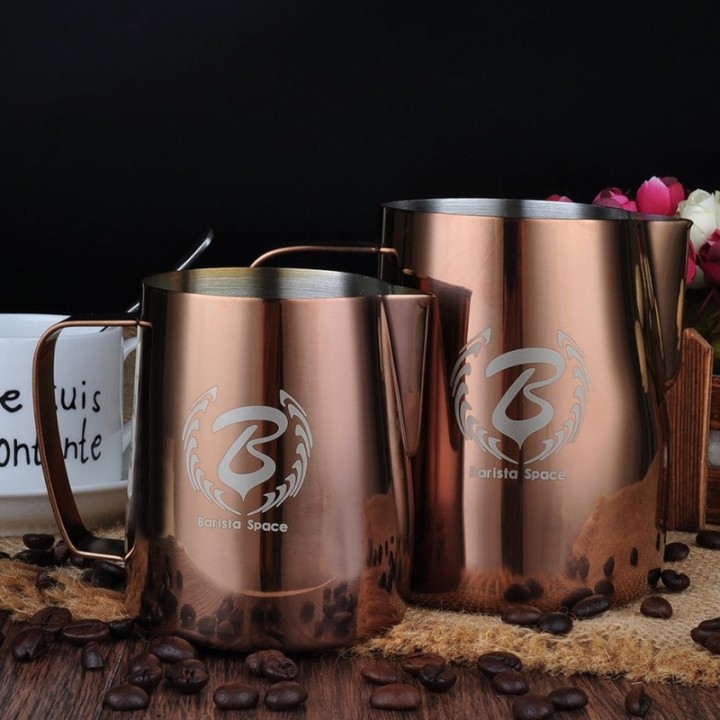 Barista Space Roséguld mjölkkanna 0,35 L
