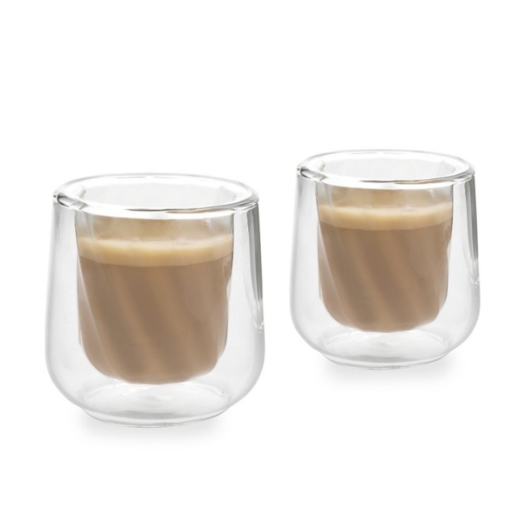 La Cafetière Dubbelväggigt cortadoglas 13,5 cl, 2 st