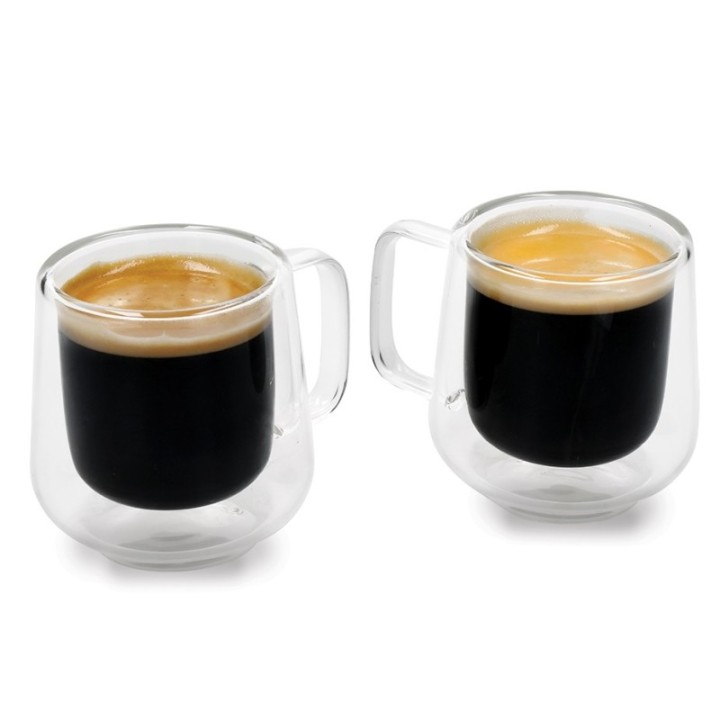 La Cafetière Dubbelväggade espressoglas 10 cl 6 st