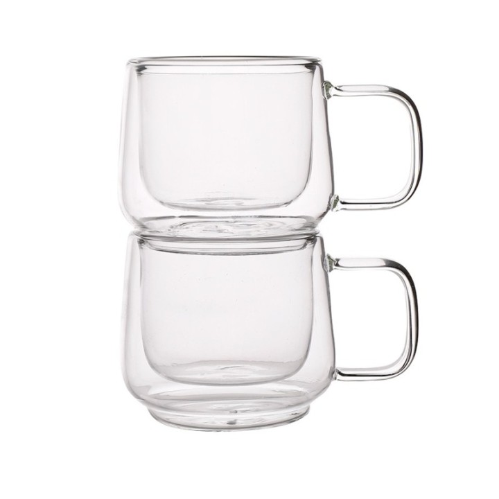 La Cafetière Dubbelväggade espressoglas 10 cl 6 st