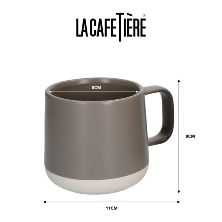 La Cafetière Mugg 30 cl 2 st Grå