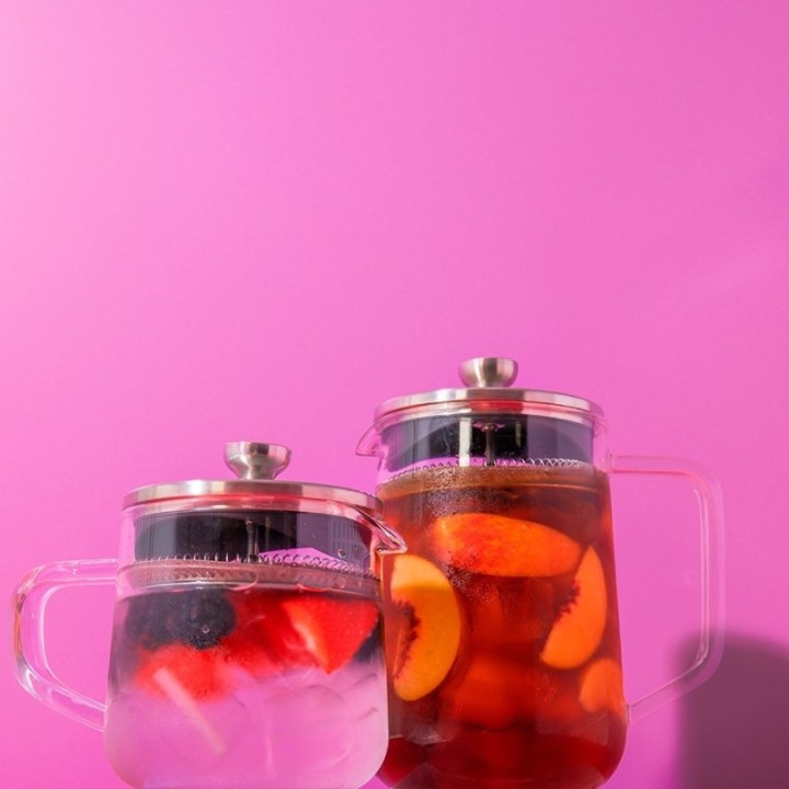 La Cafetière 4 koppar tebryggare stål/glas