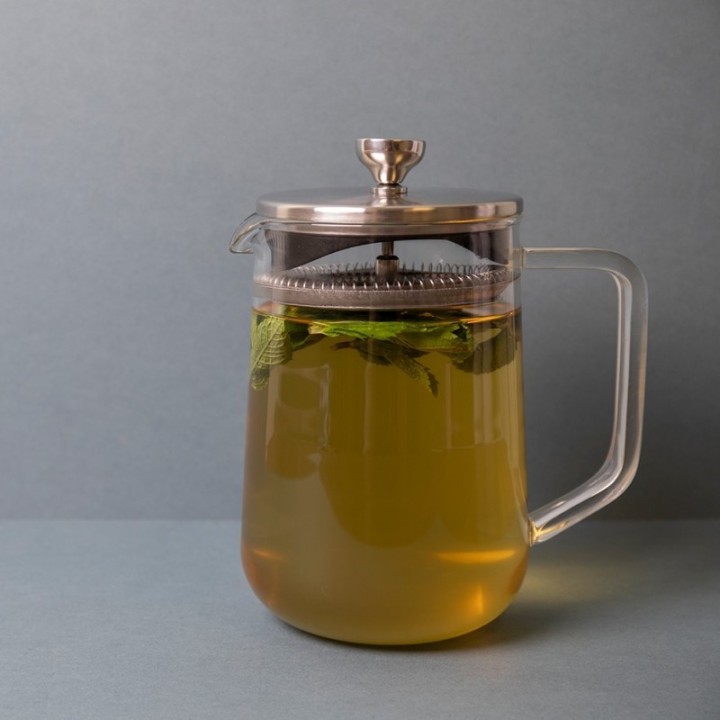 La Cafetière 4 koppar tebryggare stål/glas