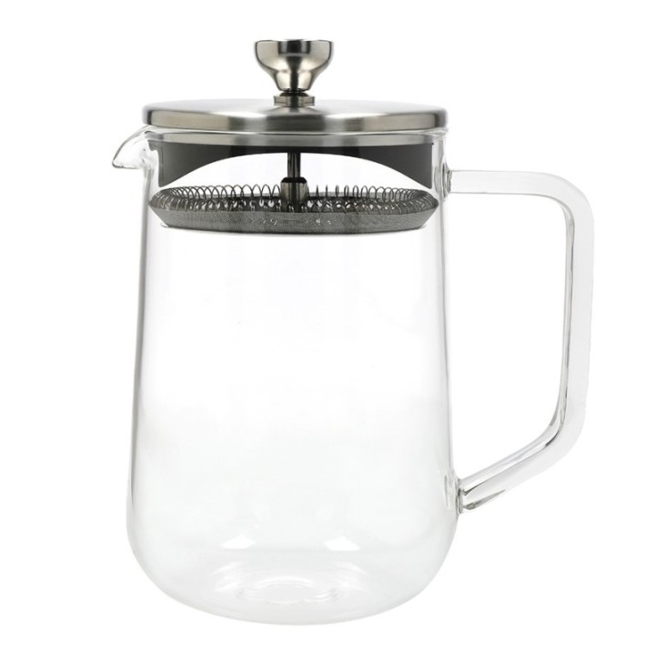 La Cafetière 4 koppar tebryggare stål/glas