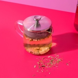 La Cafetière 2-kopps tebryggare stål/glas