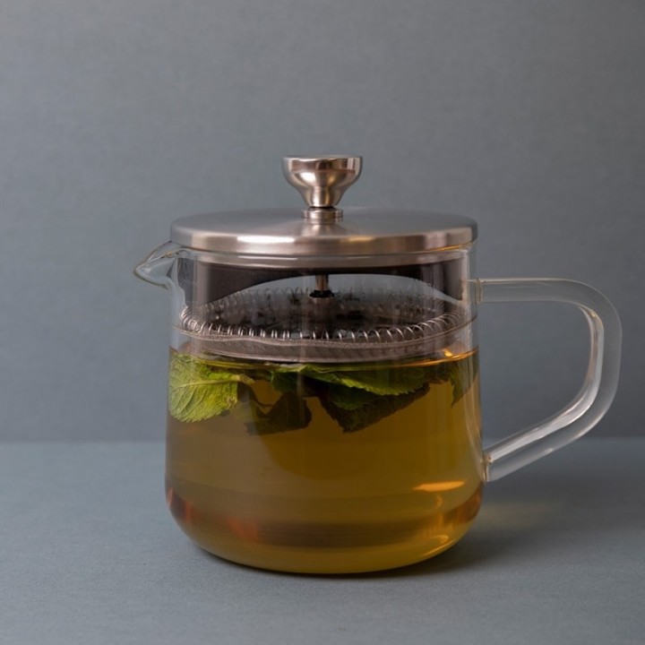 La Cafetière 2-kopps tebryggare stål/glas