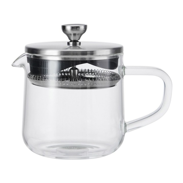 La Cafetière 2-kopps tebryggare stål/glas