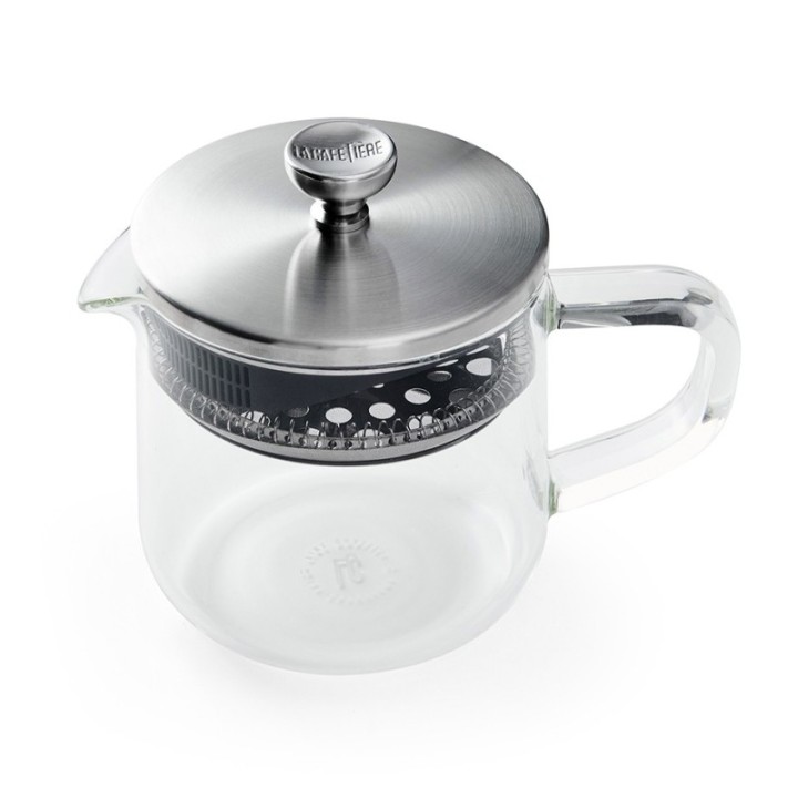La Cafetière 2-kopps tebryggare stål/glas