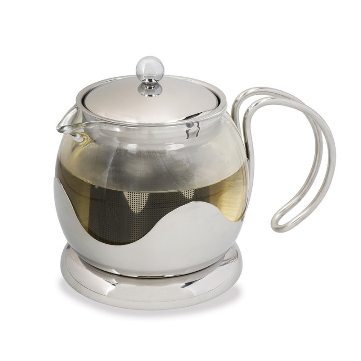 La Cafetière Izmir 2-kopps tebryggare i stål