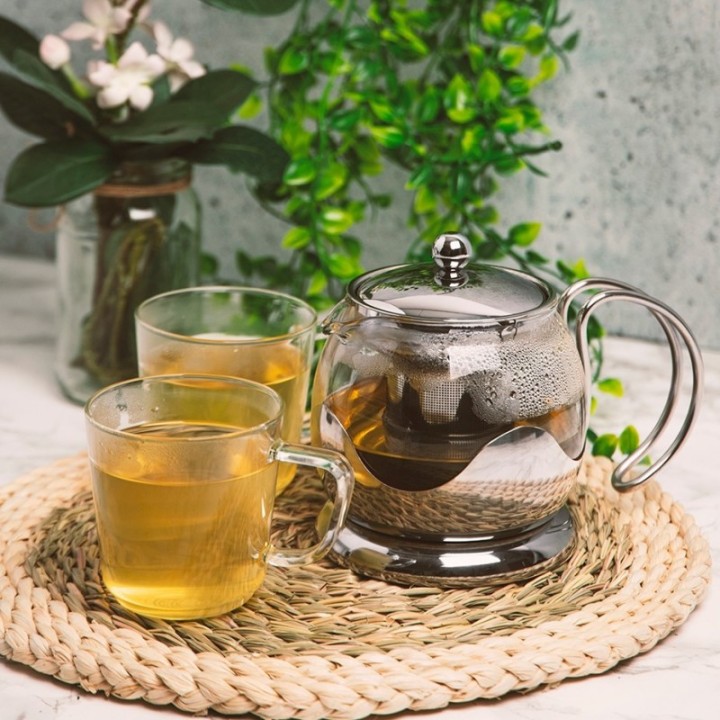 La Cafetière Izmir 2-kopps tebryggare i stål