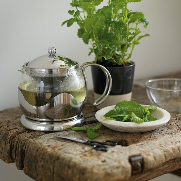 La Cafetière Izmir 2-kopps tebryggare i stål