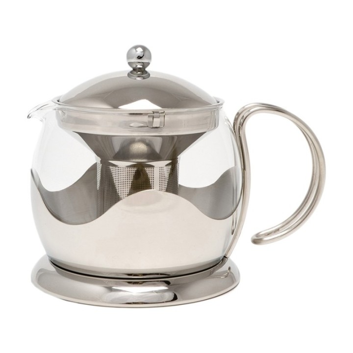 La Cafetière Izmir 2-kopps tebryggare i stål