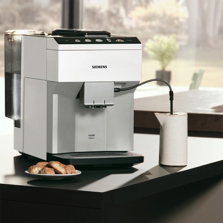Siemens TP515R02 EQ500 Classic Vit Espressomaskin