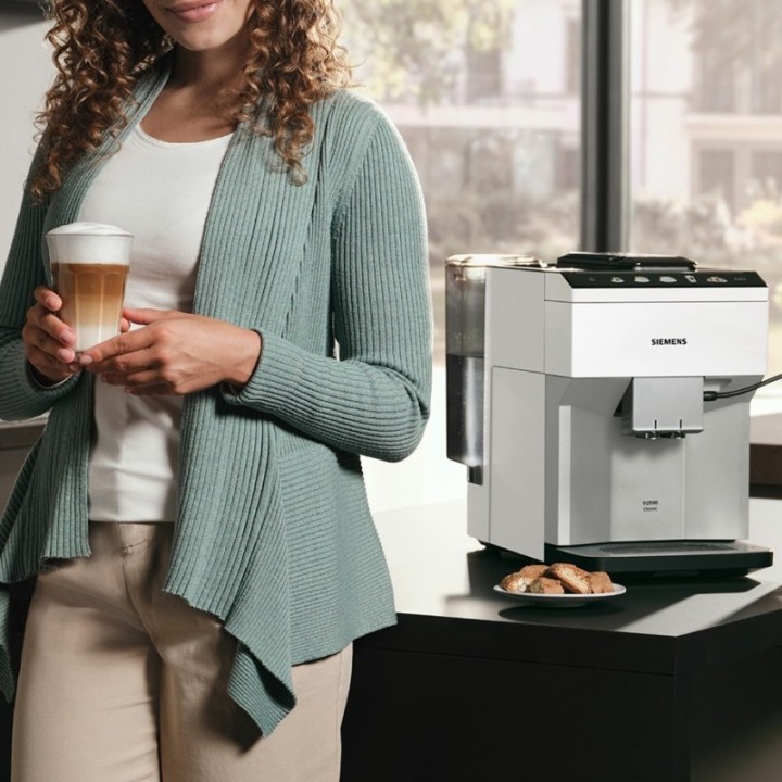 Siemens TP515R02 EQ500 Classic Vit Espressomaskin