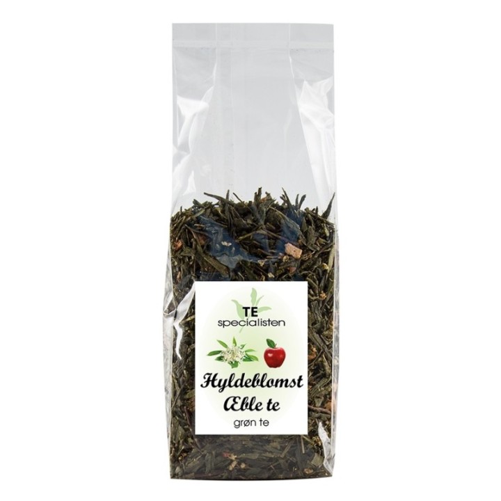 Grönt te med fläderblom och äpple, 100 g