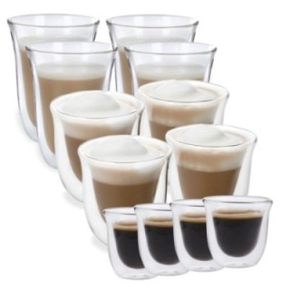 La Cafetière Glas med dubbelvägg 8 st