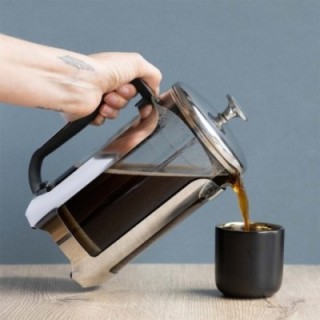 La Cafetière Roma 12 kop. stempelkanna i rostfritt stål