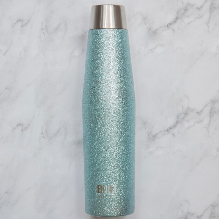 BUILT Apex termoflaska 0,54 L blått glitter