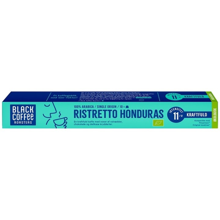 Black Coffee Roasters Ristretto Honduras Kaffekapslar Eko 10 st