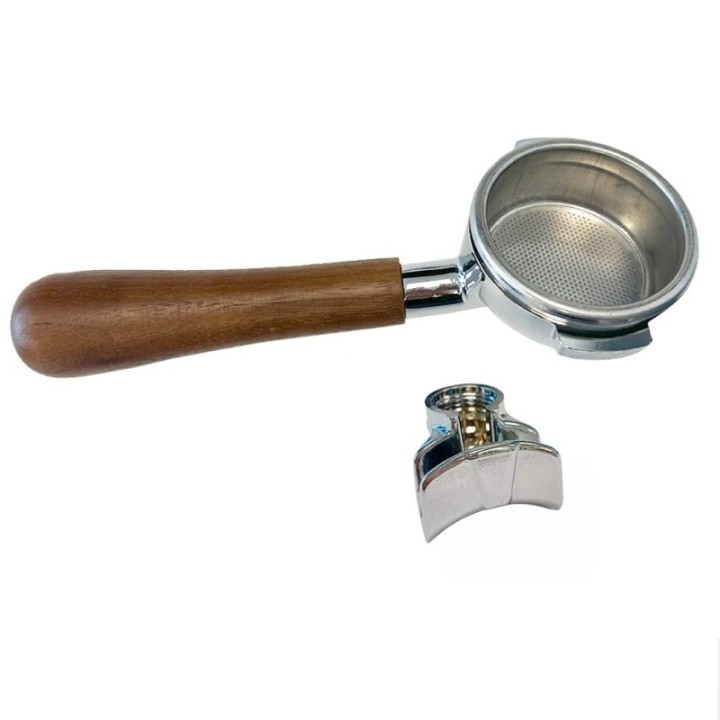 Rancilio Silvia Portafilter Trä Inkl. Dubbla Utlopp