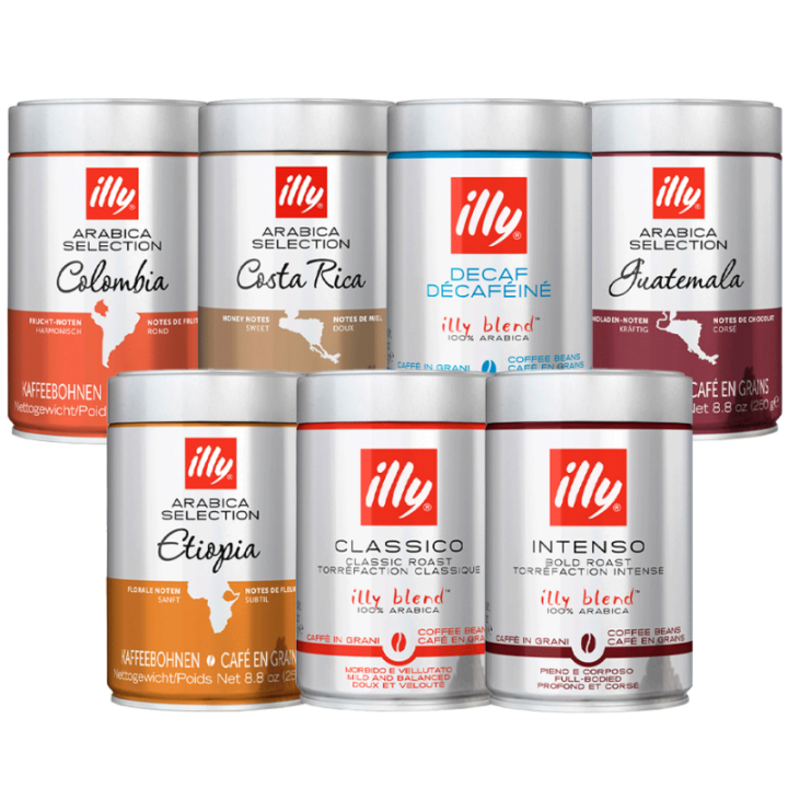 Illy Mixpaket 1,75kg Hela kaffebönor