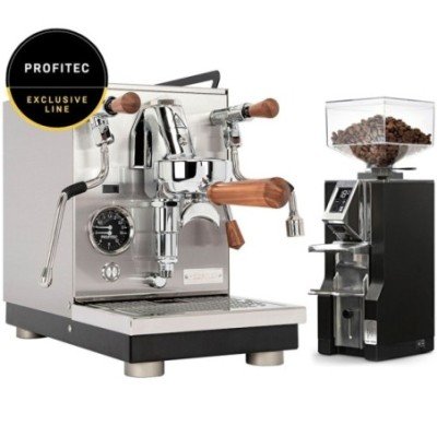 Profitec JUMP - Exclusive Line inkl. Eureka Libra Krom/Matt Svart Espressokvarn