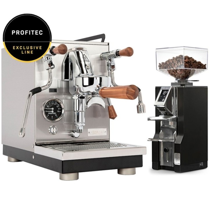 Profitec JUMP Espressomaskin inkl. Eureka Libra Krom/matt svart