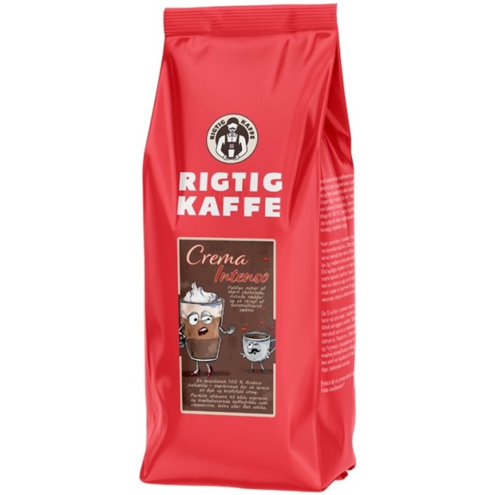 Rigtig Kaffe Crema Intenso 24kg Hela kaffebönor